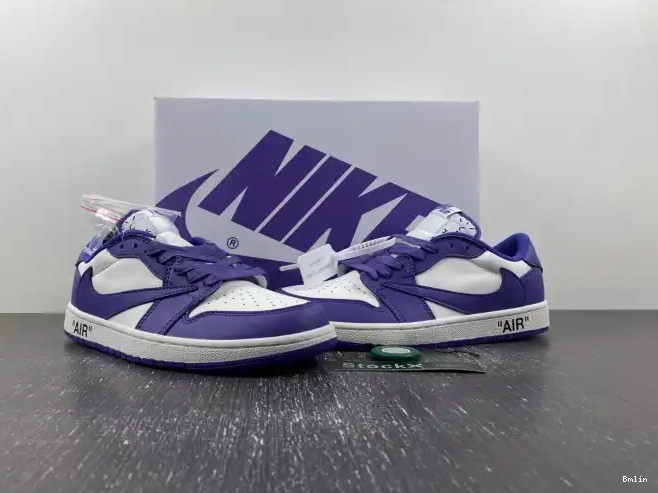 Boostmaster lin CUSTOM DM7890-386 TRAVIS OFF-WHITE X JORDAN SCOTT 1 AIR X 0621